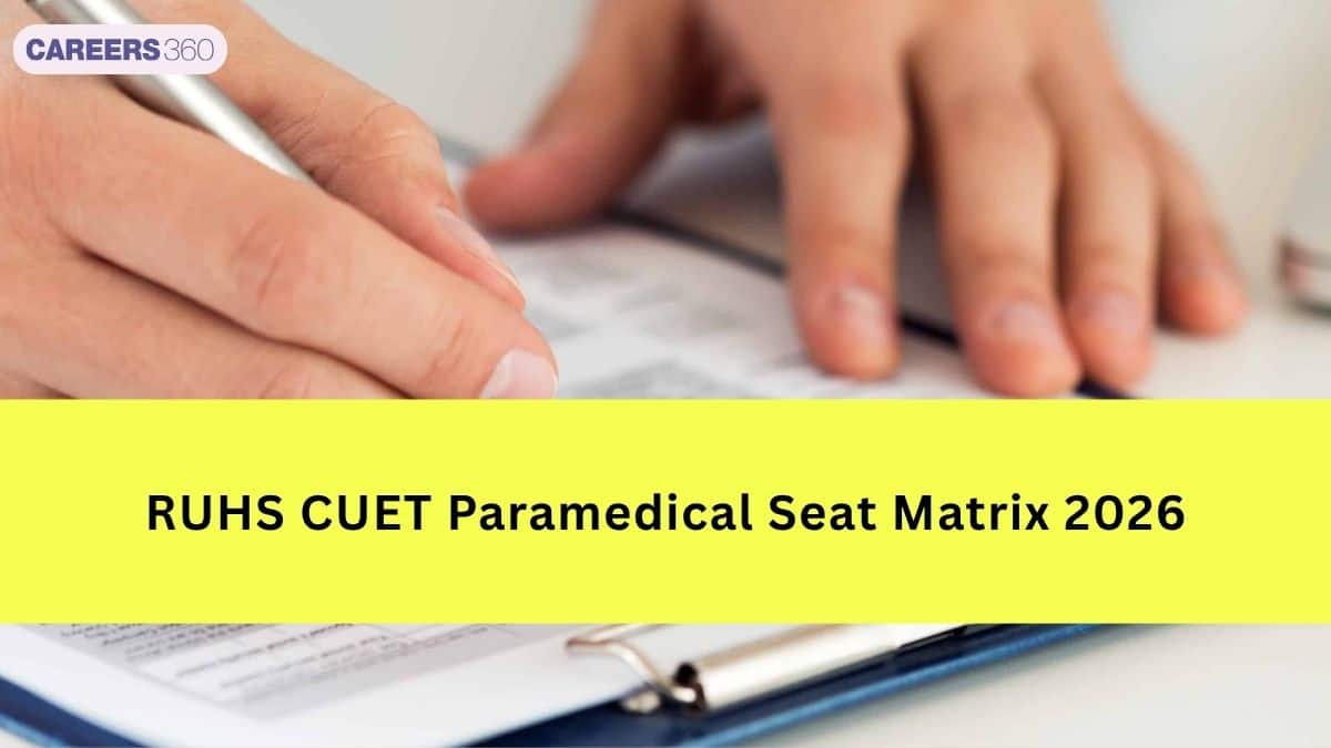 RUHS CUET Paramedical Seat Matrix 2026: College & Course-Wise Seats